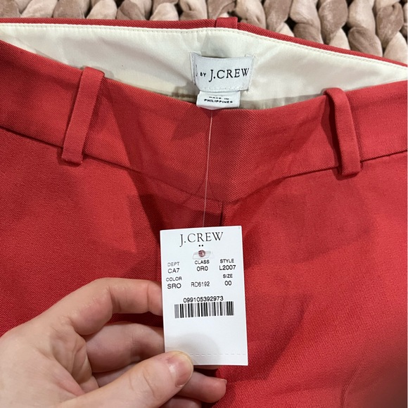 NWT j crew Winnie pant. Peach color - Picture 4 of 5